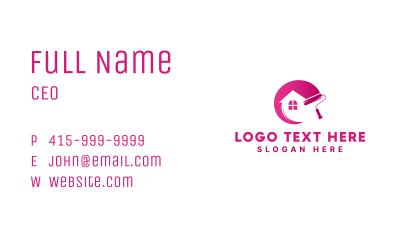 House Painting Contractor Business Card Image Preview