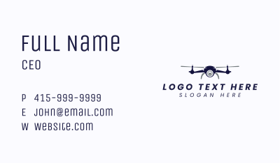 Drone Camera Propeller Business Card Image Preview