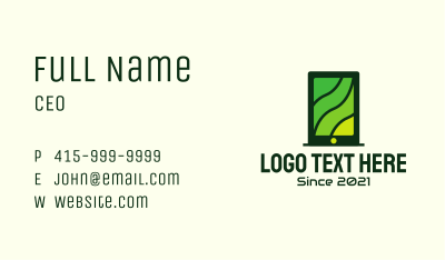 Green Tablet Tech  Business Card Image Preview