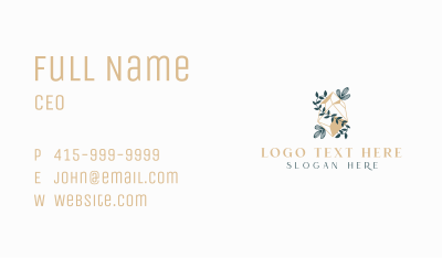 Crystal Gem Foliage Business Card Image Preview