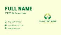 Tree Nature Wellness Business Card Design