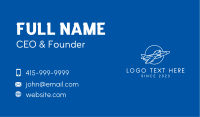 White Jet Aircraft Business Card Image Preview