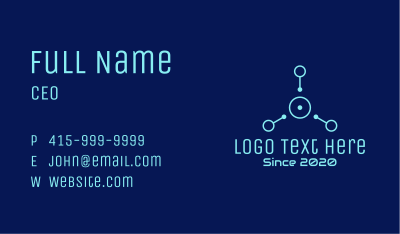 Blue Tech Connection Business Card