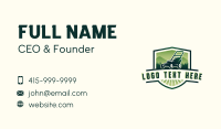 Mower Gardener Landscaping Business Card Preview