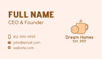 Cookie Coffee Cup Business Card Image Preview