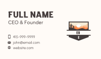 Outdoor Desert Sand Dune Business Card Image Preview