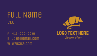 Abstract Croissant Bakery Business Card Design Image Preview
