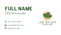 Fiddle Leaf Fig Plant  Business Card Design
