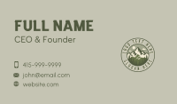 Mountain Hiking Summit Business Card Design