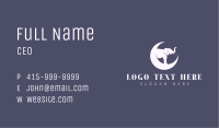 Wild Elephant Moon Business Card Image Preview