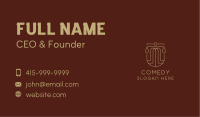 Law Scale Notary Business Card Design