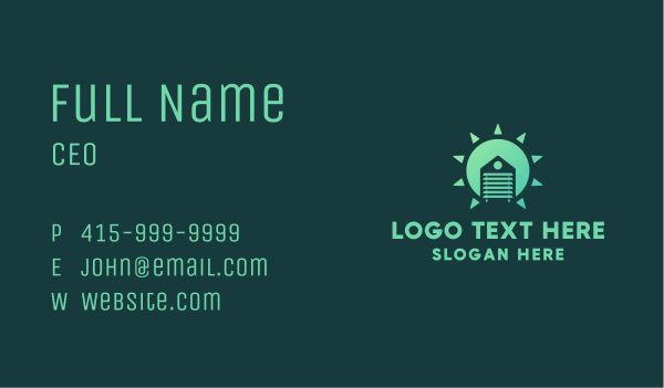 Sun House Blinds Business Card Design Image Preview