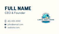 Beach Resort Vacation Business Card Image Preview