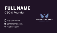 Angel  Wings Halo Business Card Design