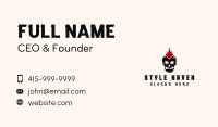 Skater Punk Skull Business Card Image Preview