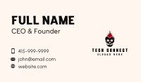Skater Punk Skull Business Card Image Preview