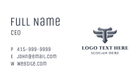 Pilot Wing Letter T Business Card Image Preview