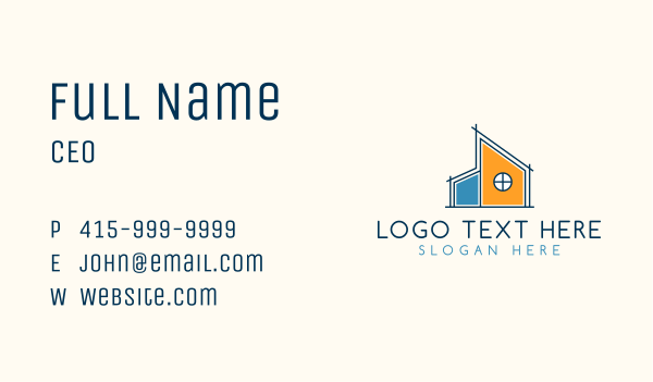 Home Structure Builder Business Card Design Image Preview