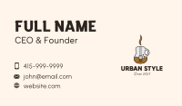 Coffee Guitar Mug Business Card Image Preview