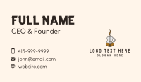 Coffee Guitar Mug Business Card Preview