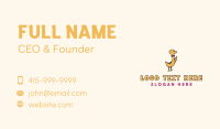 Pet Duck Bowtie Business Card Image Preview