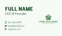 Natural Herb Leaves  Business Card Design