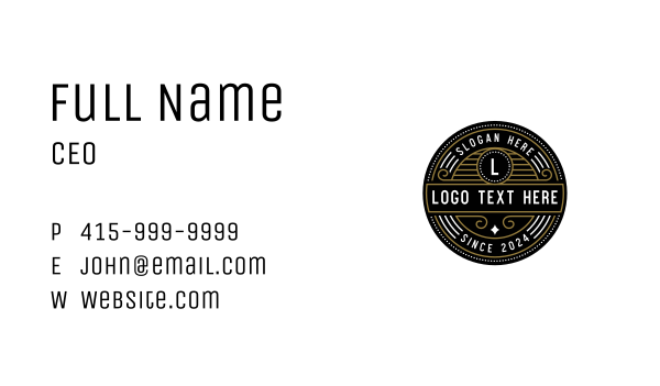 Generic Apparel Business Business Card Design Image Preview