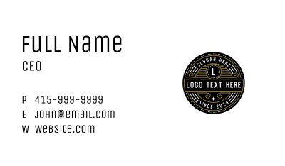 Generic Apparel Business Business Card Image Preview