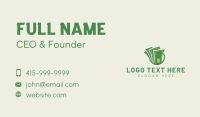 Green Finance Money Business Card Image Preview