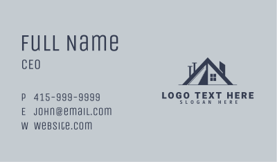 House Carpentry Contractor Business Card Image Preview