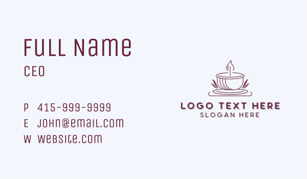 Candle Home Decor Business Card Design Image Preview