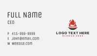 Fish Grill BBQ Flame Business Card Image Preview