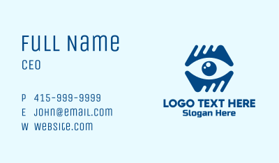 Blue Eye Clinic Business Card Image Preview