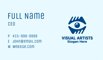 Blue Eye Clinic Business Card Image Preview