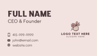 Bake Floral Cookie  Business Card Image Preview