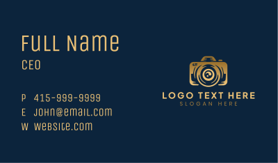 Picture Photo Camera Business Card Image Preview