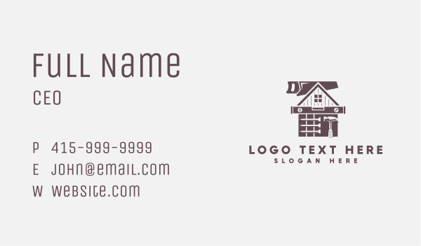 Construction House Tools Business Card Design Image Preview