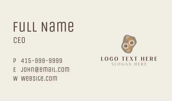 Boho Fashion Earring  Business Card Design Image Preview