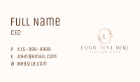 Elegant Floral Bloom Business Card Image Preview