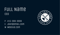 Pipe Plunger Plumbing Business Card Image Preview