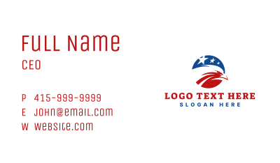 United States Eagle Business Card Image Preview