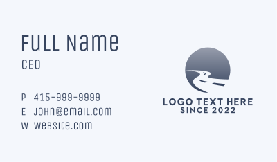 Express Cargo Delivery Business Card Image Preview