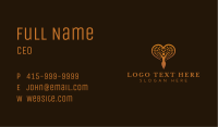 Wellness Tree Heart Business Card Image Preview