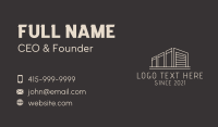 Container Delivery Facility  Business Card Design