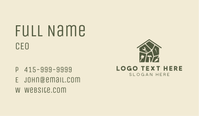 House Carpentry Construction Tools Business Card Image Preview