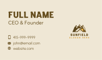 Mountain Home Cabin Business Card Image Preview