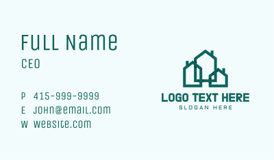 Residential Home Builder Business Card Image Preview