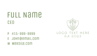 Forest Conservation Emblem Business Card Image Preview