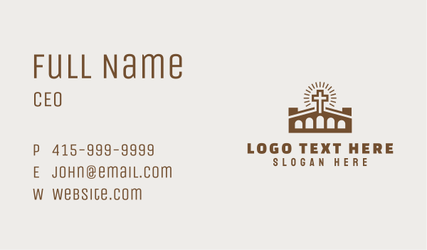 Cross Religion Church Business Card Design Image Preview