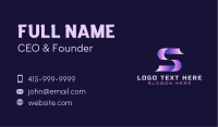 Generic Software Letter S Business Card Image Preview